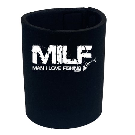 Dw Milf Man I Love Fishing - Funny Novelty Stubby Holder